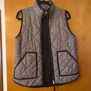 JCrew Chevron Vest